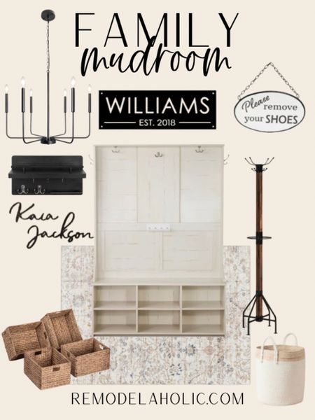 This is what Mudroom dreams are made of! We love all these pieces but how cute are the custom name signs to be hung in each kids spot of the cabinet??

Mudroom, family home, home decor, organized home, farmhouse, mudroom decor



#LTKFind #LTKfamily #LTKhome