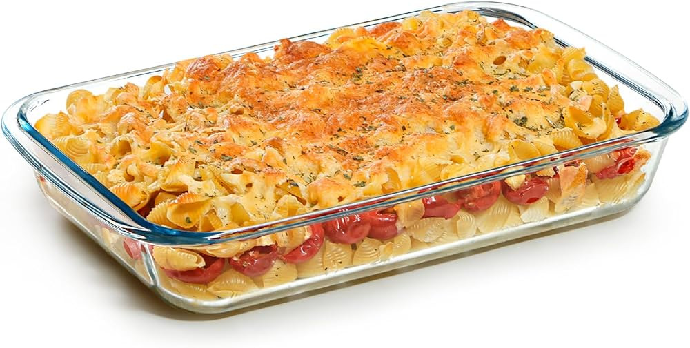 1.5 QT Glass Baking Dish for Oven, (Single Serving) Glass Pan for Cooking Dish Casserole Dish Rec... | Amazon (US)