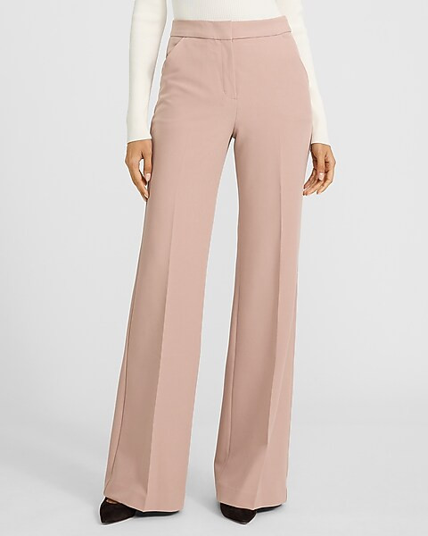 Editor Signature Stretch High Waisted Flare Trouser | Express