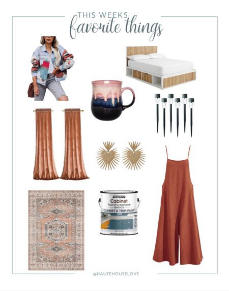 This weeks favorite things include the Aztec jacket that I wore to the Maroon 5 concert, boho rug for my daughters room, $1 landscape lights, closet paint and more! 

#LTKFind #LTKhome #LTKunder50