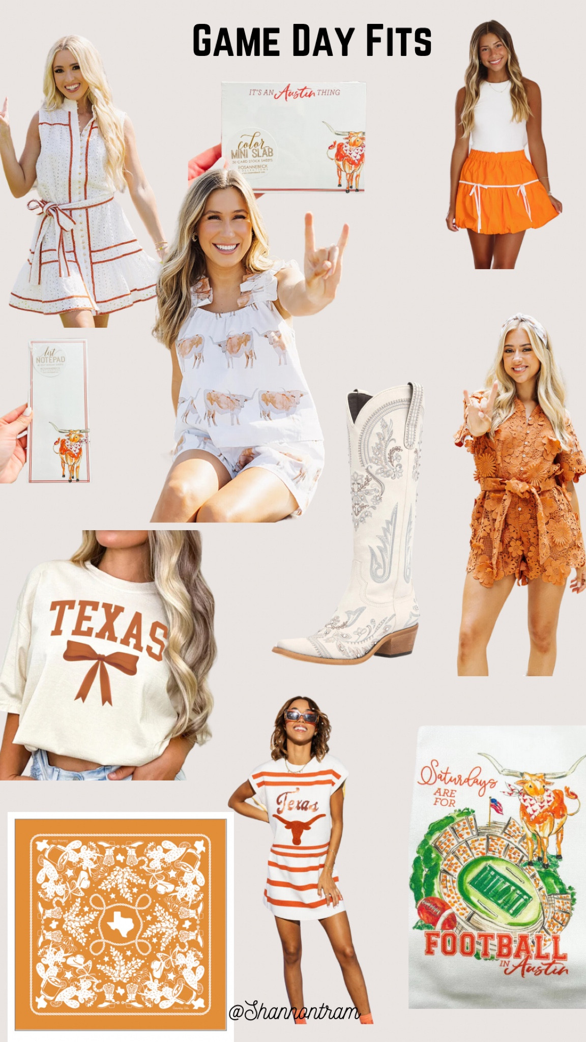 University of Texas. Longhorns game day fits 

#LTKSeasonal #LTKBacktoSchool #LTKU
