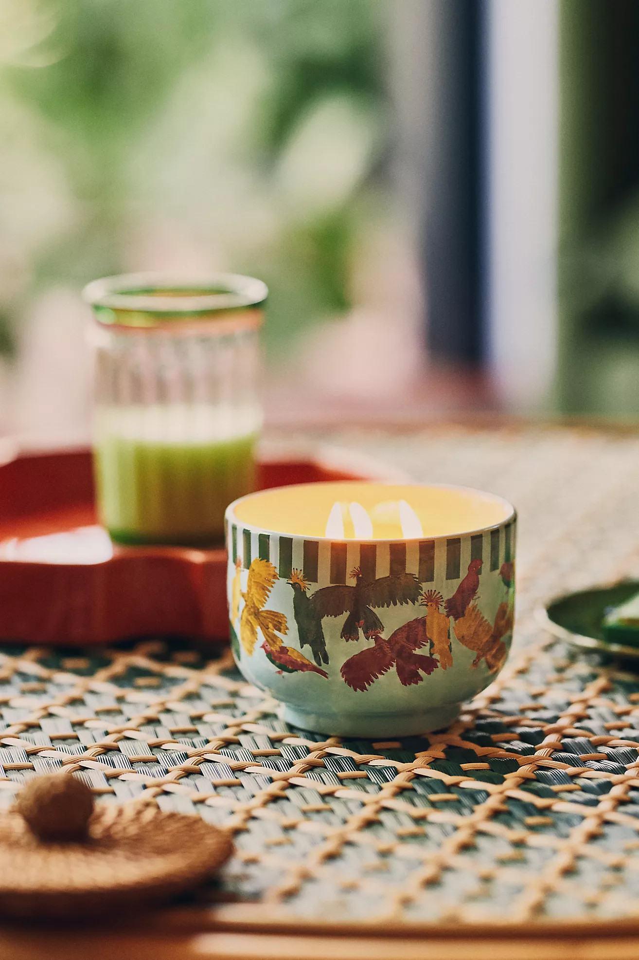 Farm Rio x Anthropologie Fresh Ocean Waves & Bergamot Ceramic Candle | Anthropologie (US)