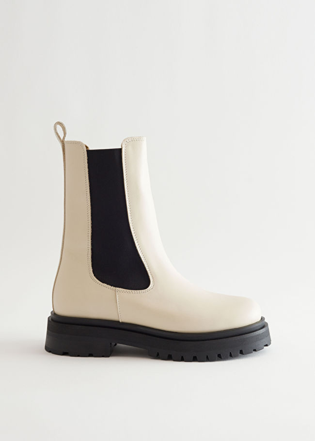 Chunky Chelsea Leather Boots | & Other Stories US