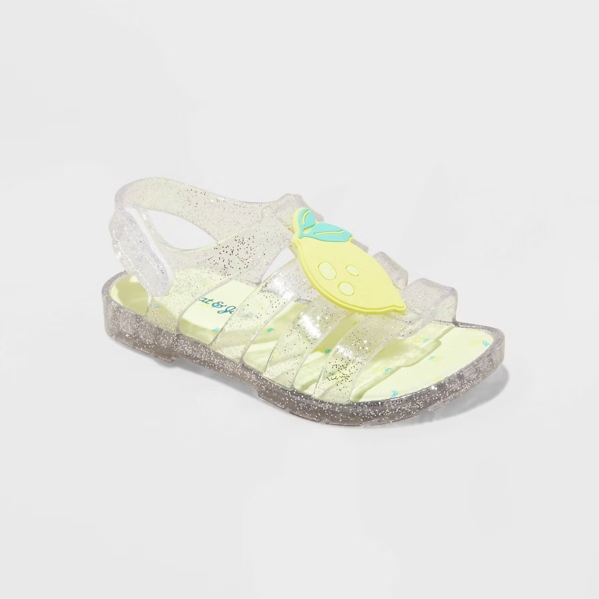 Toddler Delia Lemon Jelly Sandals - Cat & Jack™ Clear | Target