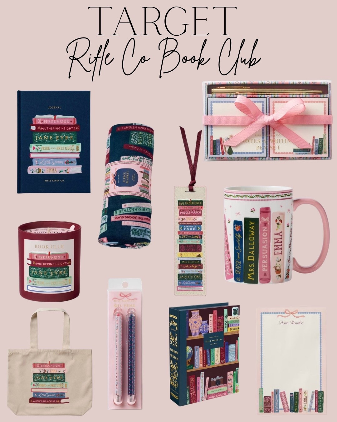 Target rifle paper company book club 

For all the book lovers out there they have the cutest collab of all time! 

#LTKSeasonal #LTKfindsunder50 #LTKhome