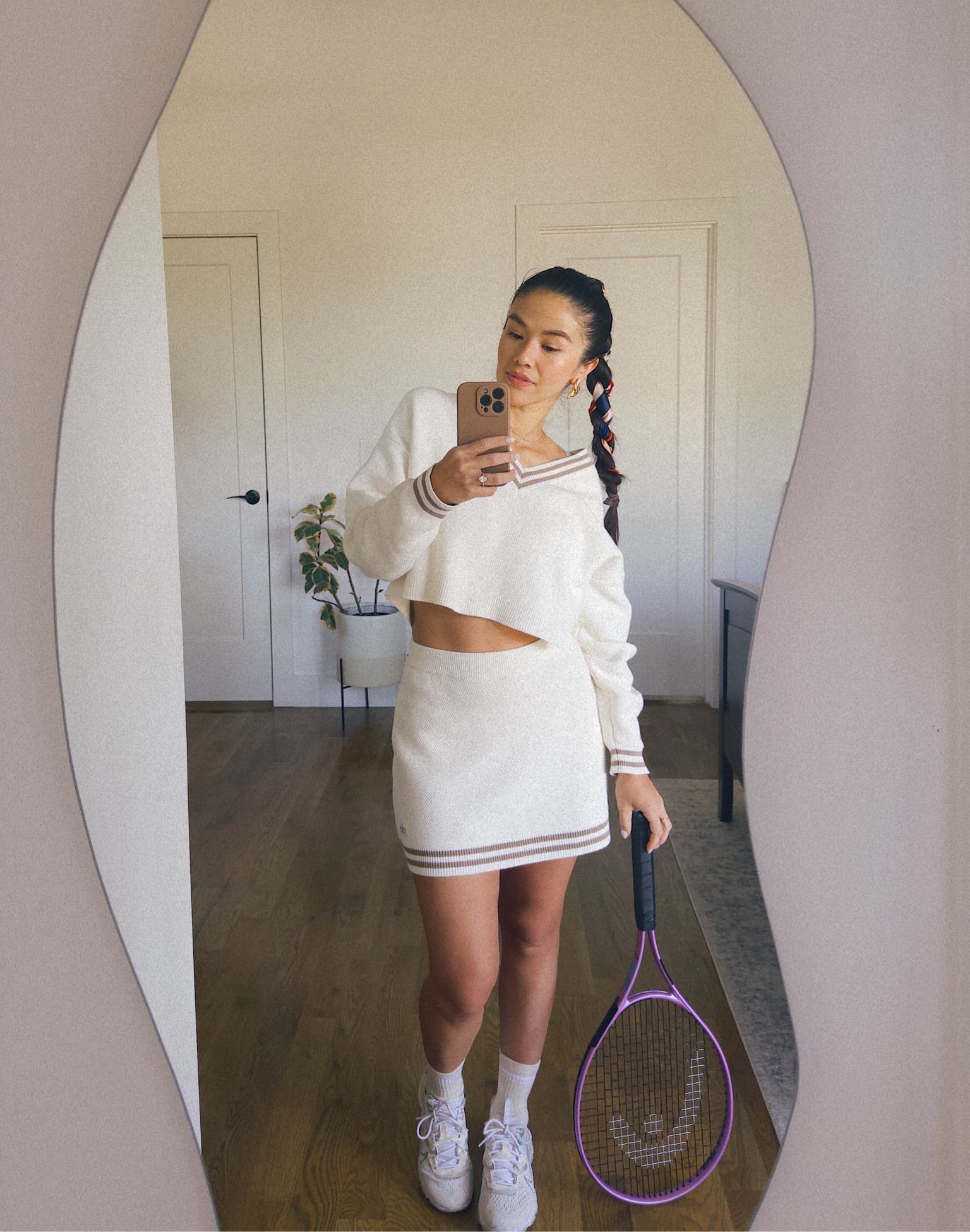 sachin and babi light blue dress TENNIS CLUB SWEATER KNIT DRESS  ALO Indonesia