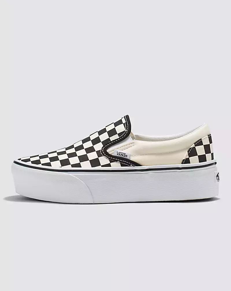 Classic Slip-On Checkerboard Stackform Shoe | Vans (US)