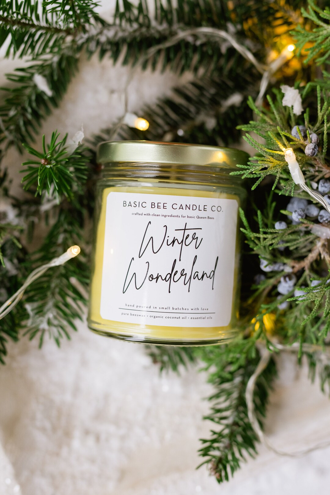 Winter Wonderland Beeswax Candle | Etsy (US)