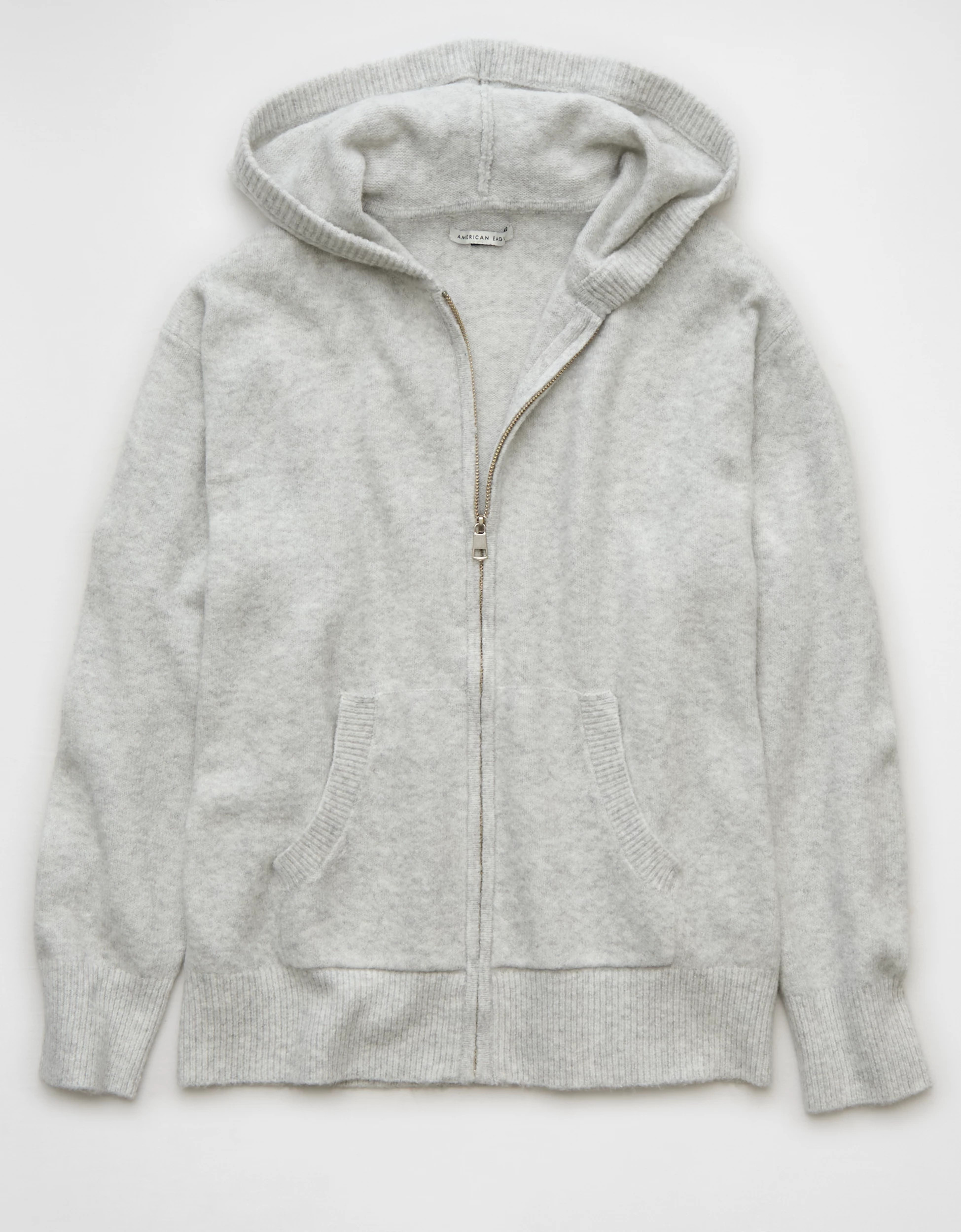 AE Oversized Zip Up Sweater Hoodie | American Eagle Outfitters (US & CA)
