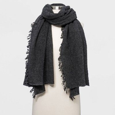 Women's Cashmere Wool Blend Blanket Scarf - Universal Thread™ | Target
