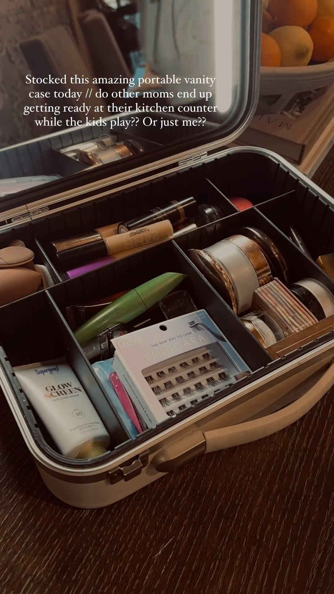 Found the most incredible portable vanity case & I am IN LOVE - I have been getting ready at my kitchen counter for years now so my toddler can play while I simultaneously pack lunches, make breakfast and get everyone ready for the day. This is my best problem solver yet! 

3  different light shades, adjustable brightness, movable dividers, and it even comes with an included brush organizer and mini jewelry case! 

This gem is LESS than $70 and comes in multiple colors! Currently this is 10% off and an additional $25 off in cart!! 

Amazon, jewelry, jewelry box, vanity, vanity case, beauty, make up, Sephora, charlotte tilbury, glowy make up, Mac, Amazon beauty find, Amazon bathroom find, Amazon under $100 

#LTKbeauty #LTKVideo #LTKfindsunder100