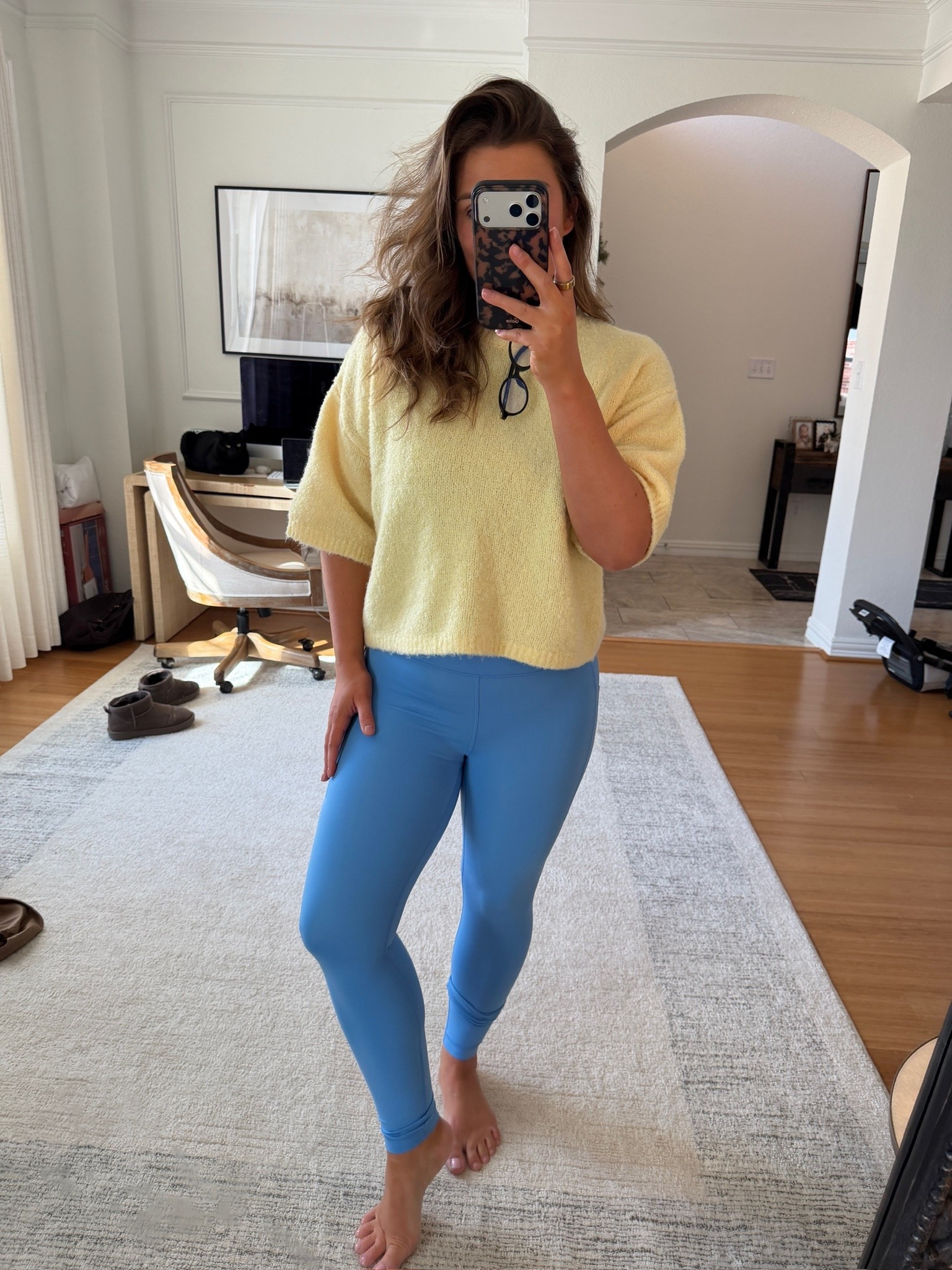 Casual, comfy Target outfit for at home or on the go! Love these leggings and this sweater tee together or styled separately 

activewear, blue leggings, target womens clothing, target haul womens outfits, winter to spring transitional outfits, target spring outfits women, target winter outfits women, affordable womens fashion, target casual outfits, everyday womens outfits, target neutral outfits, target layering pieces, womens capsule wardrobe target, mom outfits target, target basics women, target spring fashion women

#LTKActive #LTKgrwm #LTKootd