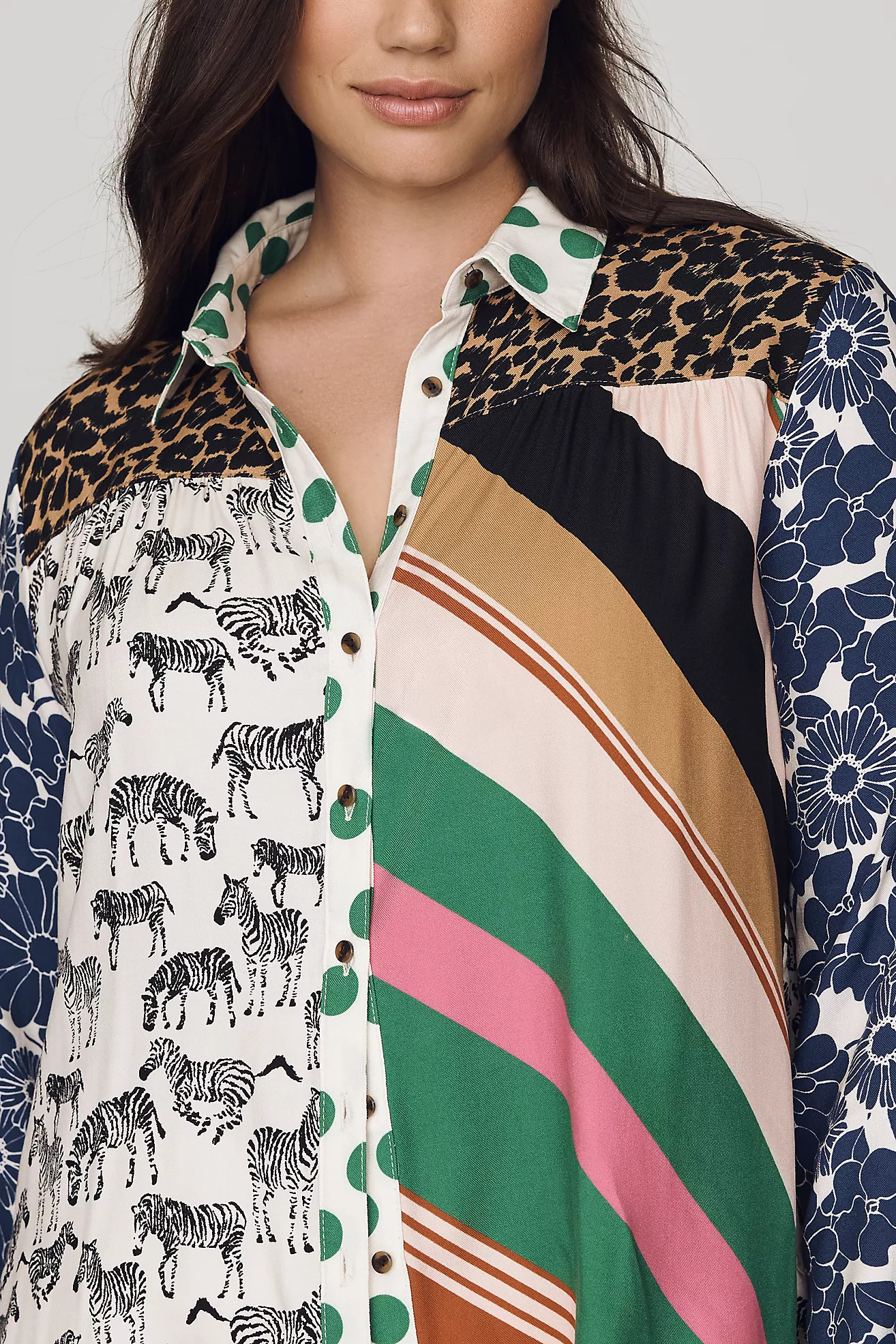 Paz Buttondown Shirt by Maeve | Anthropologie (US)