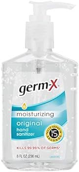 Germ-X Original Hand Sanitizer, With Pump, 8 Fl Ounce (pack Of 12), 96 Fl Oz | Amazon (US)