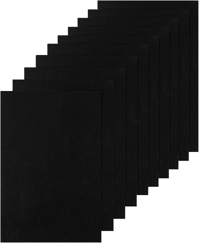 HaoFeiJH 10Pcs Felt Sheets,A4 Size Felt Fabric Sheets, Sewing Felt Squares for Patchwork,Crafts D... | Amazon (US)