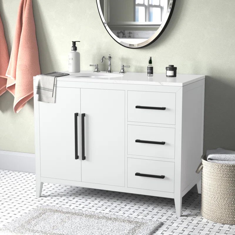 Brytan 42'' Single Bathroom Vanity with Top | Wayfair North America