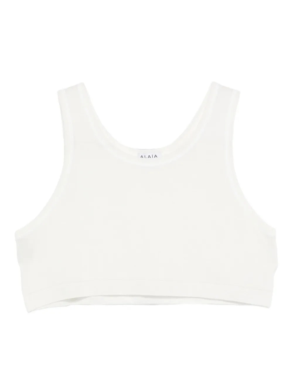 Alaïasleeveless cropped top | Farfetch (BR)