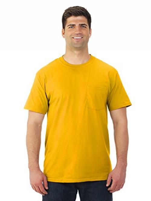 Fruit of the Loom Men's Heavy Cotton HD T-Shirt with Pocket | Walmart (US)
