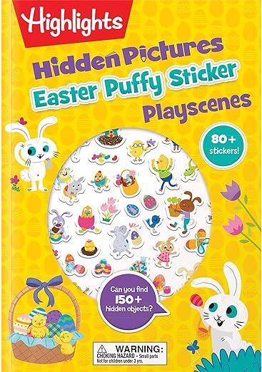 Easter Hidden Pictures Puffy Sticker Playscenes (Highlights Puffy Sticker Playscenes) | Amazon (US)