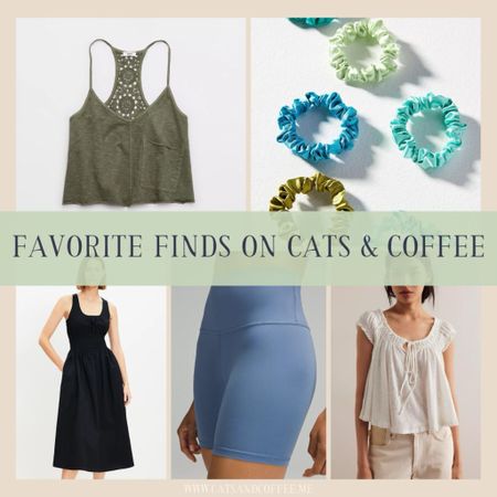 This week’s most popular finds on Cats & Coffee, featuring a cute cropped tank from Aerie, a great cotton dress now on sale at LOFT, comfy workout shorts for summer from Lululemon, a flowy Free People top, and my favorite colorful scrunchies ✨

#LTKSeasonal #LTKActive #LTKSaleAlert