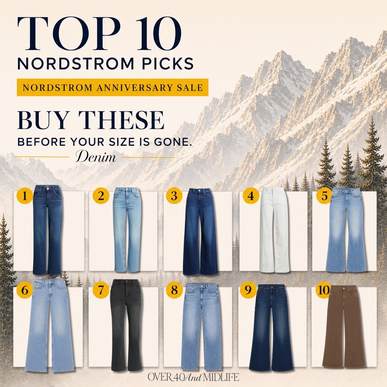 ✨Tap the bell, save and ❤️ start here over 40 fashion, midlife style, midsize fashion and luxury looks for less.  

Nordstrom Anniversary Sale too denim denim picks.

👑 Helping you look good, feel good.-Lindsey Denver   Check back daily for belly-friendly style, confidence, and Outfit Physics™.

#LTKOver40 #LTKMidsize #LTKSaleAlert