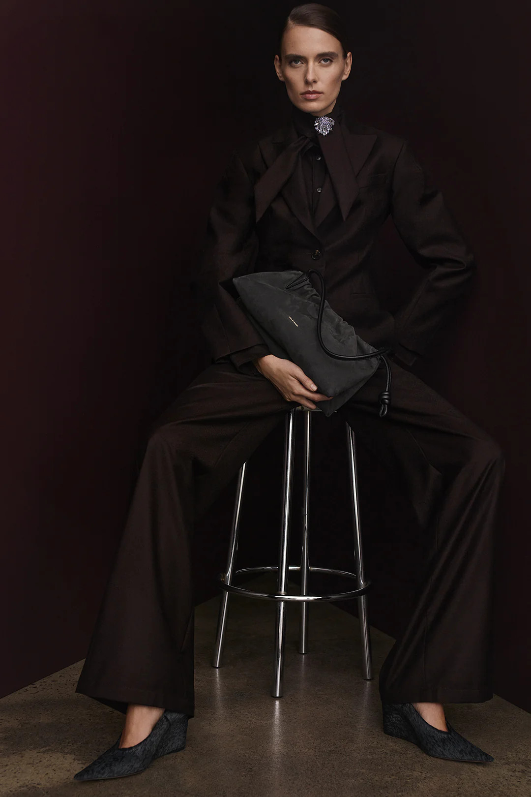 PONY WEDGE PUMP 9.5 - ANTHRACITE - Scanlan Theodore | Scanlan Theodore AU