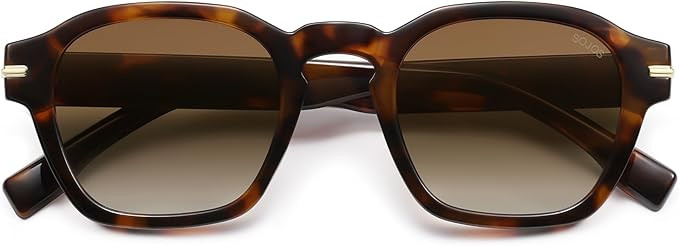 SOJOS Vintage Retro Square Polarized Sunglasses Men Trendy Womens Sun Glasses SJ2382 | Amazon (US)