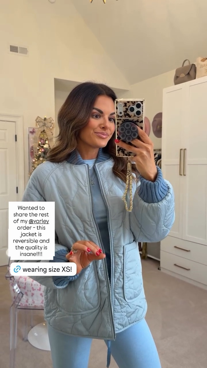 Wanted to share the rest of my Varley order - this jacket is reversible and the quality is insane!!!!

#LTKSeasonal #LTKHoliday