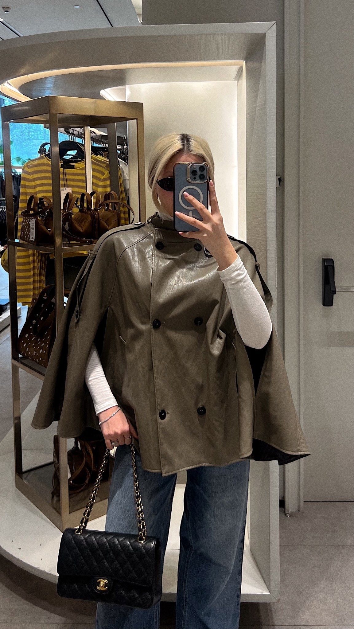 The leather cape of my dreams!! ✨

#LTKdayinmylife #LTKootd #LTKgrwm