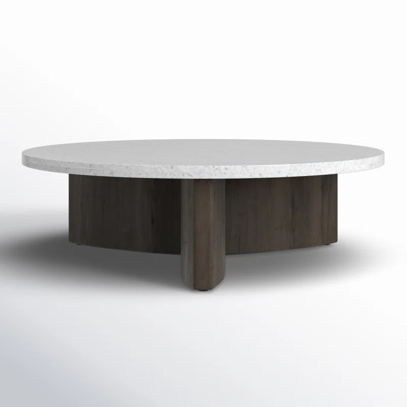 Huntington Marble Top Single Coffee Table | Wayfair North America