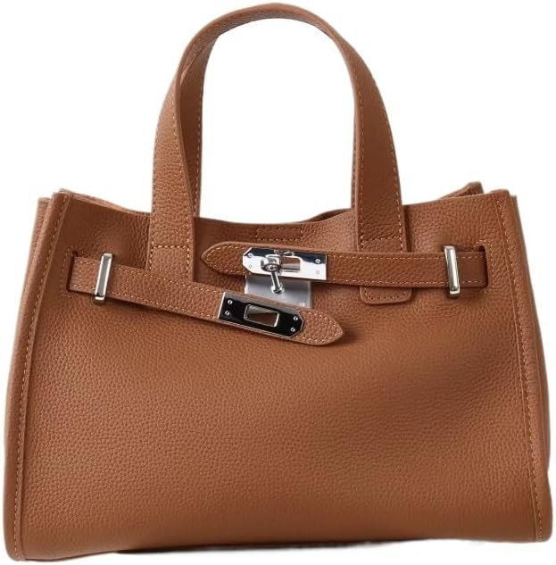 Leather Totes Handbag Shoulder Bag Sling Hobo Commuter Crossbody Bag Large Capacity Locker Versat... | Amazon (US)