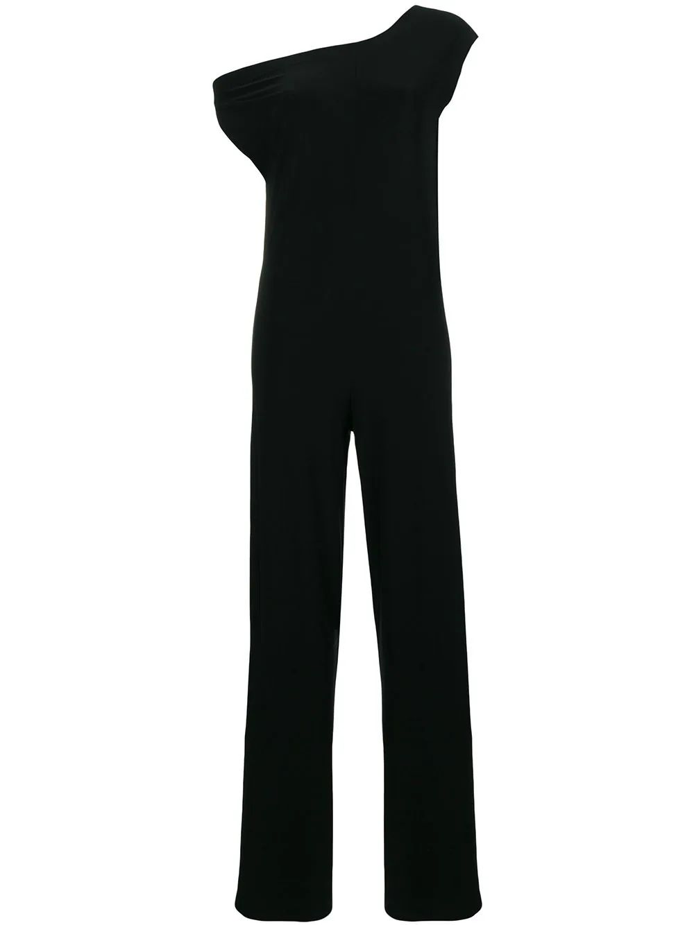 Norma Kamali tailored fitted jumpsuit - Black | FarFetch US