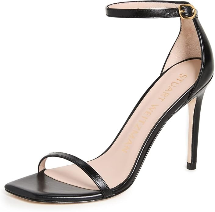 Stuart Weitzman Women's Nudistcurve 100 Smooth Leather Sandals | Amazon (US)