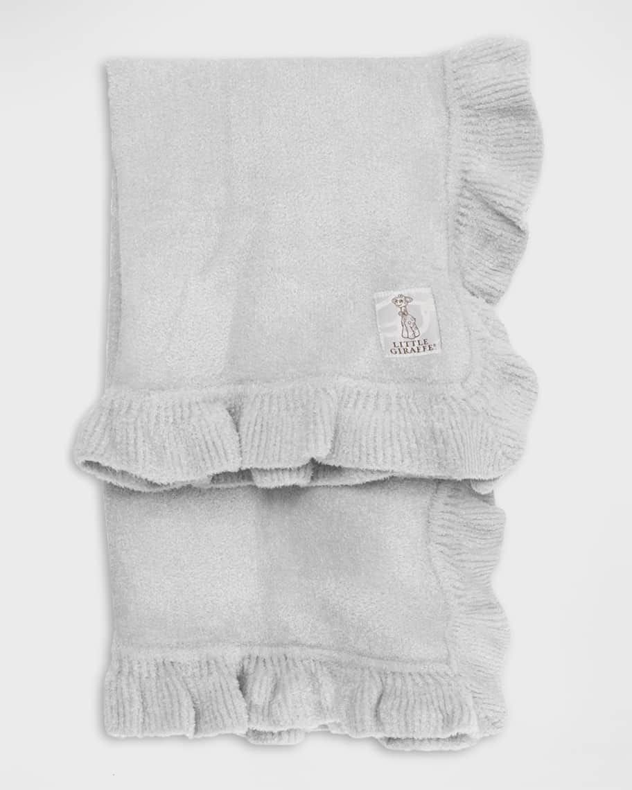 Little Giraffe Kid's Dolce Ruffle Blanket | Neiman Marcus