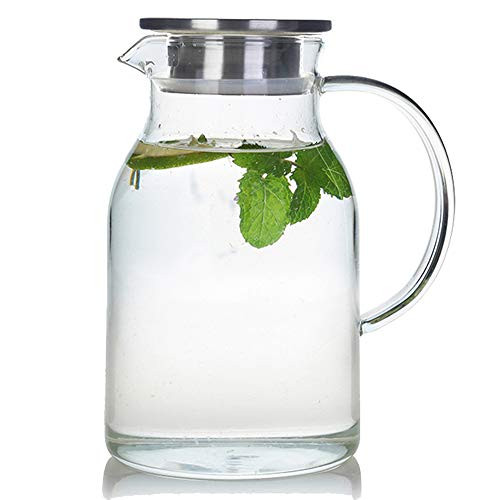 68 Oz Glass Pitcher With Lid | Amazon (US)