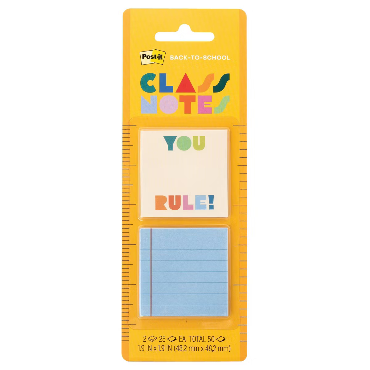 Post-it Class Notes 2pk You Rule | Target