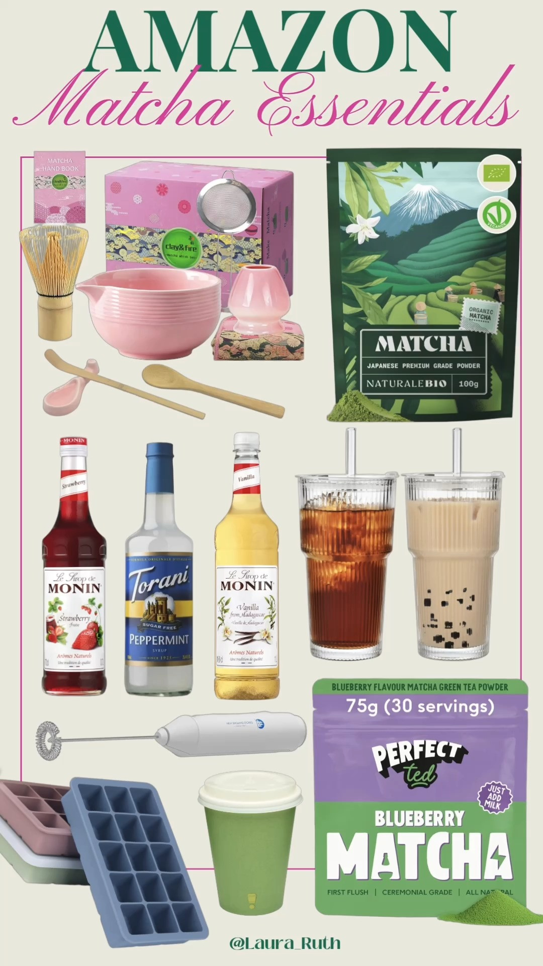 Amazon Matcha Essentials 🍵✨

These are some of my favourite things I use to make matcha, so I thought I'd share everything you need for the ultimate at-home matcha moment, from prep to sip. 🤍

Whether you're just starting your matcha journey or upgrading your current setup, these Amazon finds make creating a café-style matcha at home so much easier.

#LTKuk #LTKsummer #LTKhome