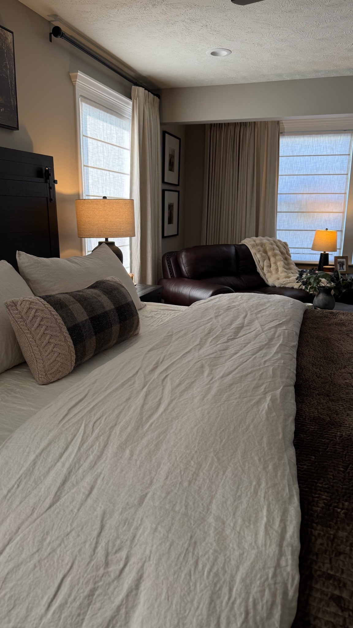 Cozy winter bedding 

#LTKHome