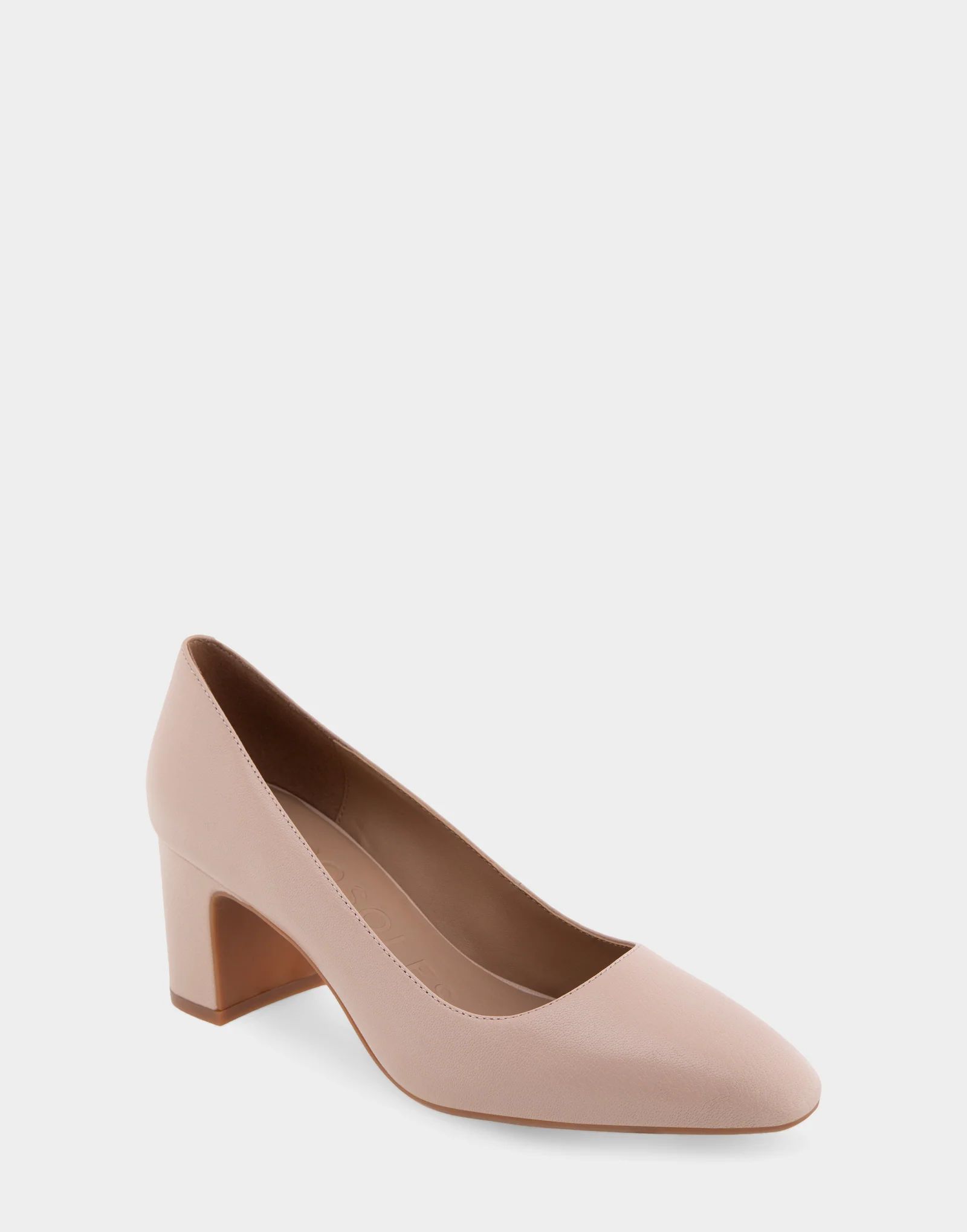 Women's Mid-heel Pump in Cipria Leather | Aerosoles