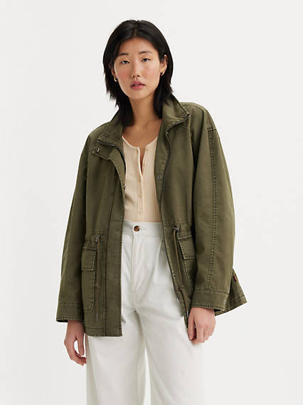 Levi's Stand Up Collar Military Jacket - Women's M | Levi's CA