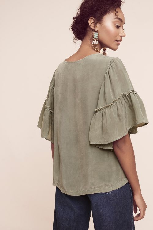 Edrae Flutter Top | Anthropologie (US)