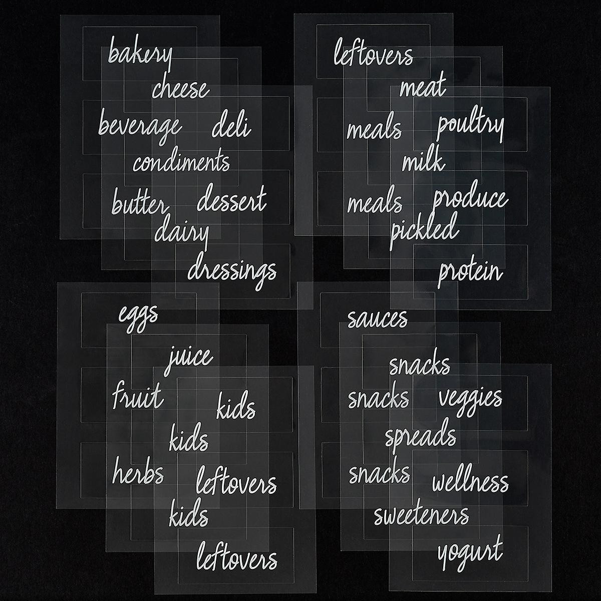 The Home Edit Kitchen & Fridge Labels | The Container Store