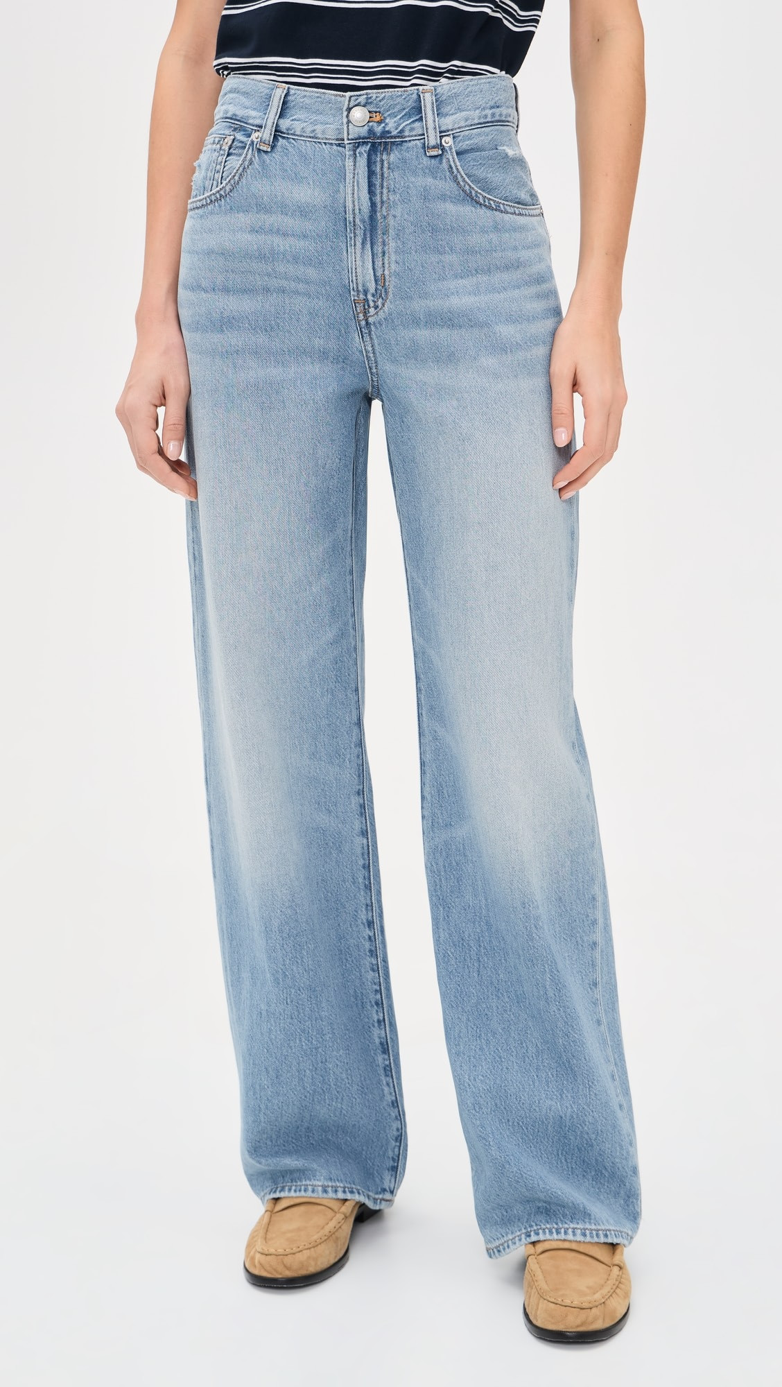 The Perfect Vintage Wide Leg Jeans In Airy Denim | Shopbop