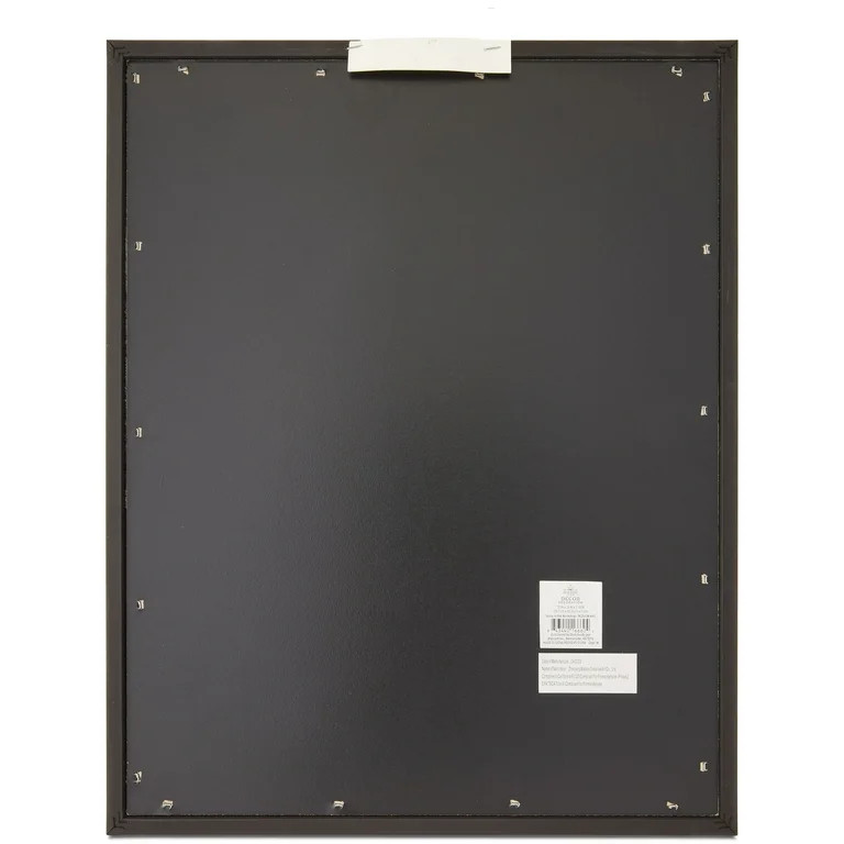 Santa's Workshop Framed Christmas Wall Art, Multicolor, 15" x 19", by Holiday Time | Walmart (US)