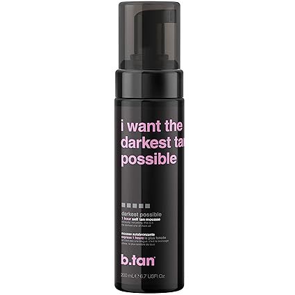 b.tan darkest self tanner | i want the darkest tan possible - 100% natural, fast, 1 hour sunless ... | Amazon (US)