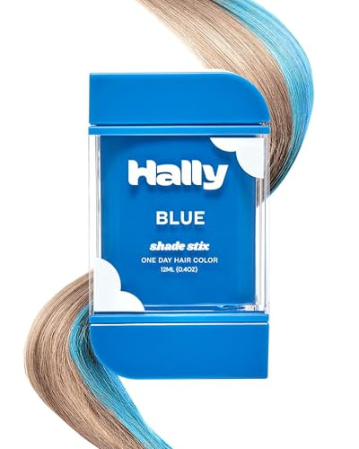 Hally Hair Shade Stix, Temporary Hair Color for Kids & Adults - Blue | Amazon (US)