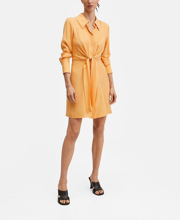 MANGO Women's Lyocell Shirt Dress & Reviews - Dresses - Women - Macy's | Macys (US)