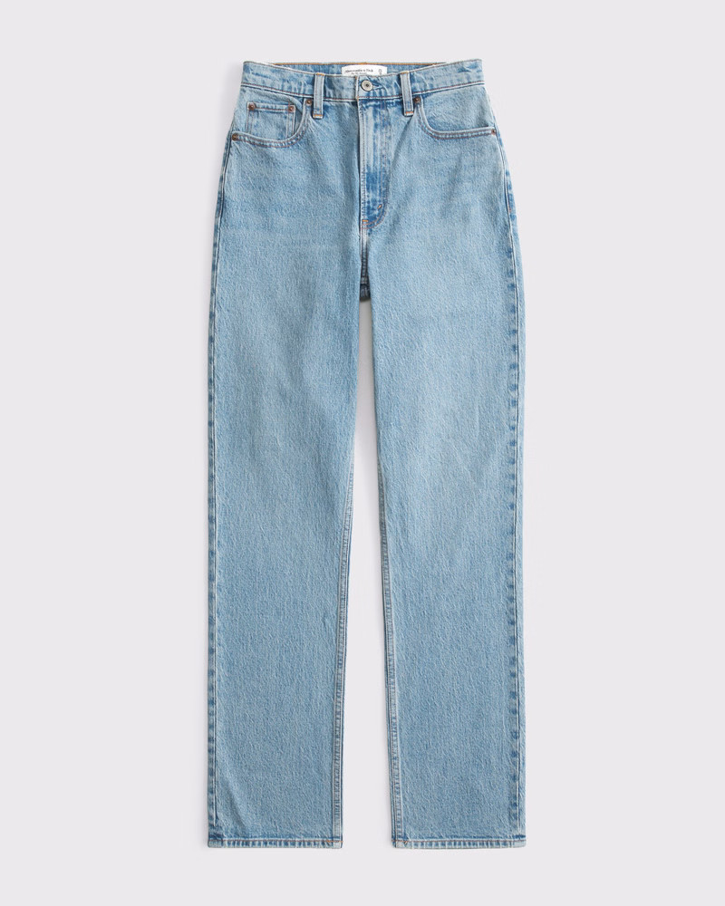 Ultra High Rise 90s Straight Jean | Abercrombie & Fitch (US)