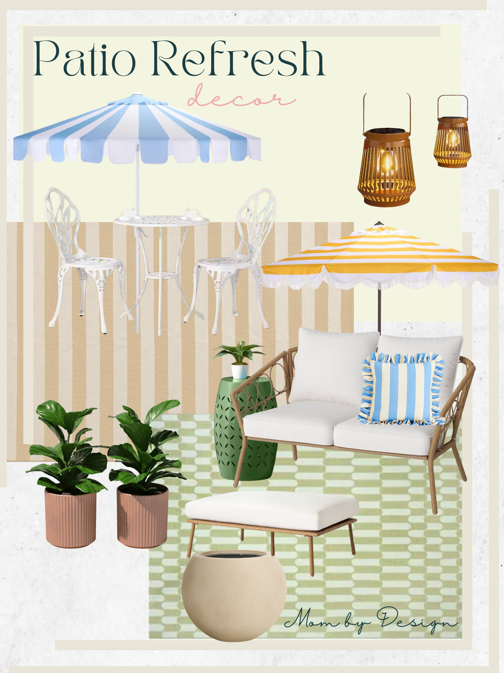 Bright and whimsical. Another great batch of patio finds to host your friends outside with a cocktail and some apps.  

 #LTKSeasonal #LTKHome