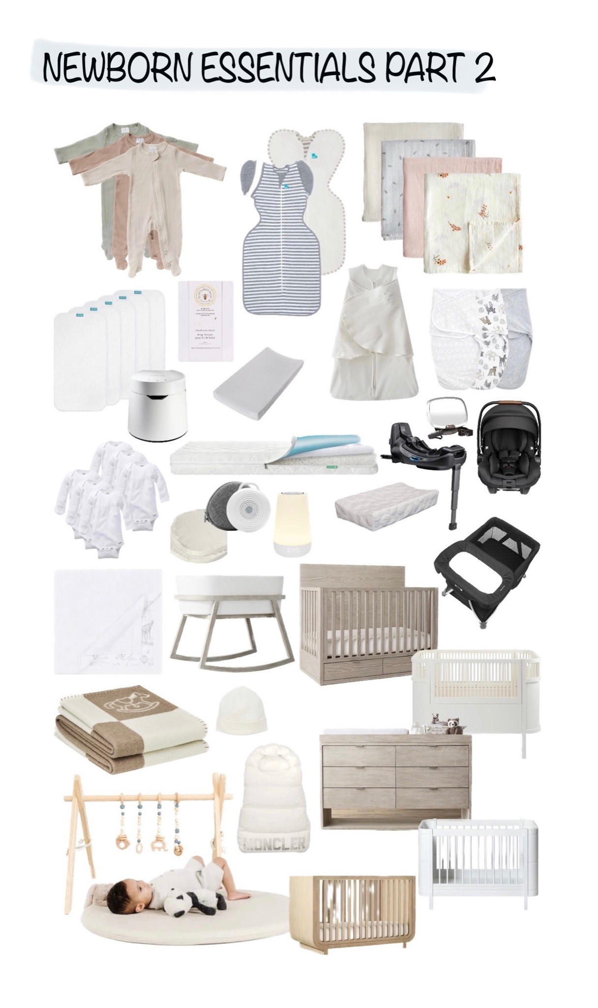 conscious mom newborn essentials part 2👼🏼 organic materials, non toxic products, greenguard gold certified baby essentials, baby care, sleep, travel,
current crib crushes and more!
Product highlights and missing links: 
Mebie baby 2-way zipper footies: organic cotton, ribbed (fit for longer and fit slim & chunky babies), extra long hand covers! The best and only footies/pjs you’ll need!
Nook Sleep Changing Pad
RH Baby & Child:
Landry storage conversion crib, converts to toddler and twin
Landry wide dresser with topper (seamless to remove for use as plain dresser)
Caden bassinet+washed organic linen oval bassinet sheets (set of 2)

#LTKbaby #LTKbump #LTKkids